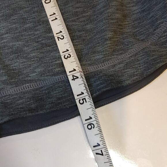 Athleta Techie Terry Mini Skirt in Heathered Charcoal Gray Size Small - Picture 10 of 11